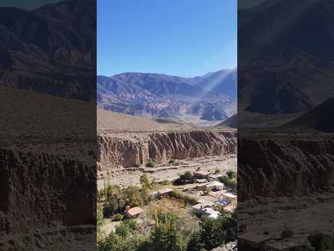 Los cerros de Tilcara parecen pintados 🎨🏔️ #Tilcara #Jujuy