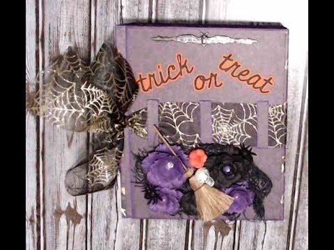 Halloween Pop-Up Mini Album Walk through.