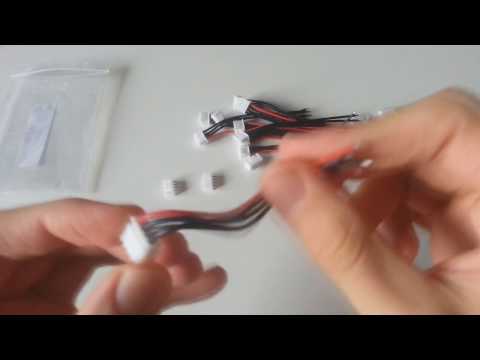 22AWG 100mm 2S 3S 4S 5S 6S LiPo Battery Male Female Connector Plug Balance Cable from Banggood