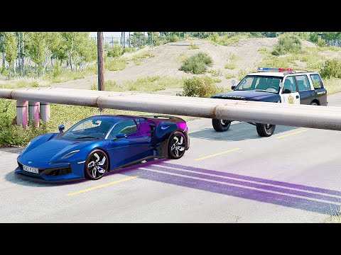 Mobil vs Low Pipes - BeamNG Drive