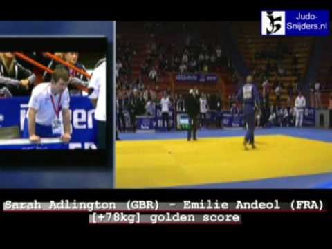 Judo 2008 Zagreb: Adlington (GBR) - Andeol (FRA) [ 78kg] GS