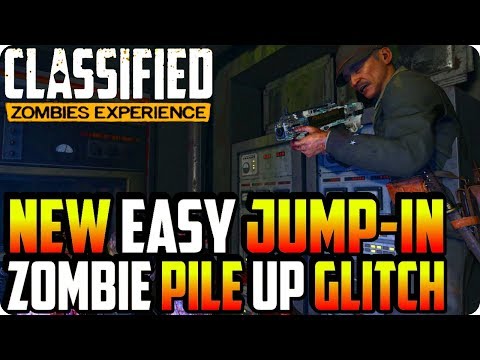 BO4 Zombie Glitches: New Easy Jump-In Zombie Pile Up Glitch - Classified Zombie Glitches