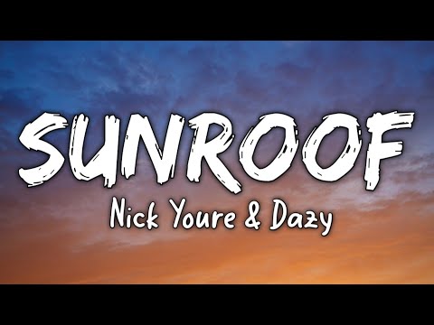 Nicky Youre & Dazy- Thomas Rhett -Sunroof (Remix-Lyric_Video)