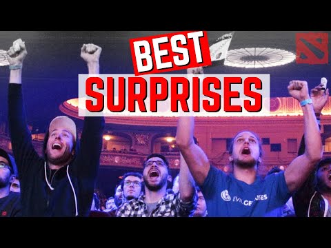 Every Surprise Dota 2 Announcement (with crowd & Twitch chat reactions)