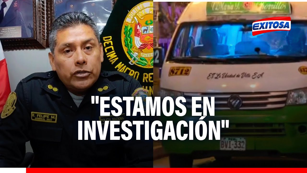 🔴🔵General PNP sobre asesinato de chófer de Línea 22 en San Juan de Miraflores: "Estamos indagando"