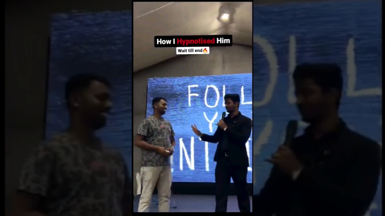 🤔How to hypnotise Anyone? #mindreader #hypnotis #hypnotise #mentalist #illusionvideo #tamilmagic