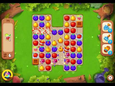 Gardenscapes Level 74 [No Boosters]