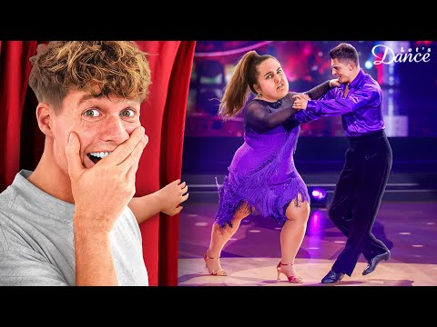 Ich pranke Sandra bei Let's Dance