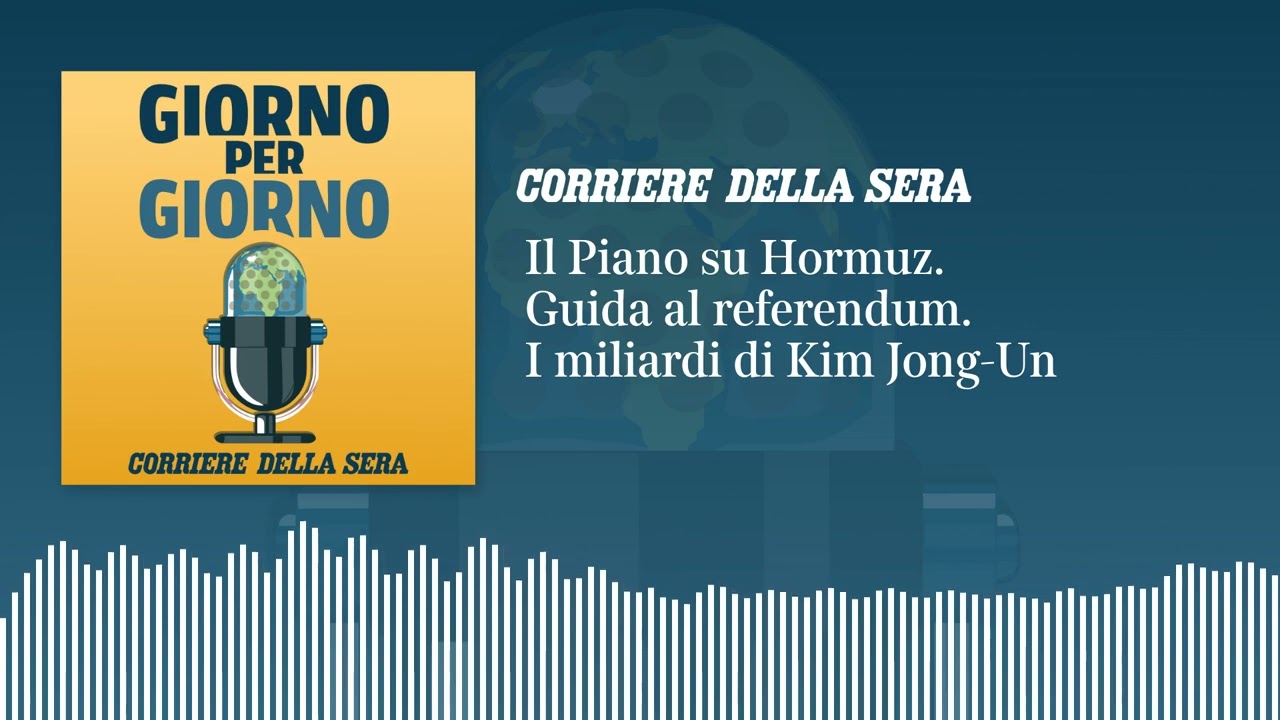 Il Piano su Hormuz. Una guida al referendum. I miliardi di Kim Jong-Un | GIORNO PER GIORNO 20/03/26