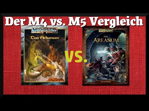 MIDGARD Kampf der Editionen. M4 und M5 Arkanum und ihre Unterschiede