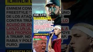 EMINEM SEPULTÓ A TRUMP EN VIVO: “ELIGE, ÉL O YO” #EMINEM #TRUMP 