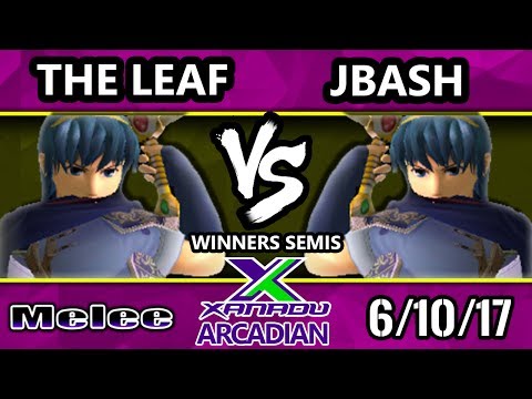 Melee - The Leaf (Marth) Vs. JBash (Marth) Spring Arcadian Winners Semis