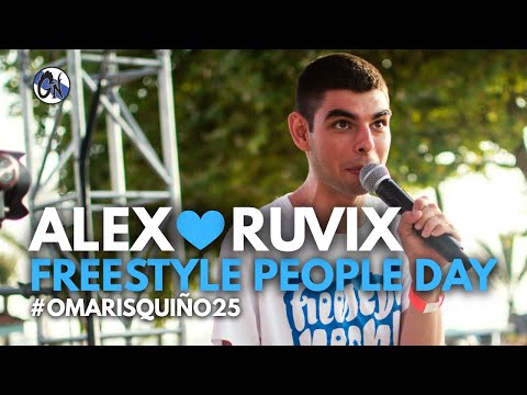 (COSQUILLAS 👋🏼) ALEX 💙 RUVIX - FREESTYLE PEOPLE DAY 🫂 #OMARISQUIÑO25