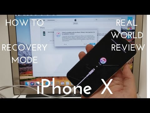 How to put your iPhone X into Recovery Mode (Where is the home button?)