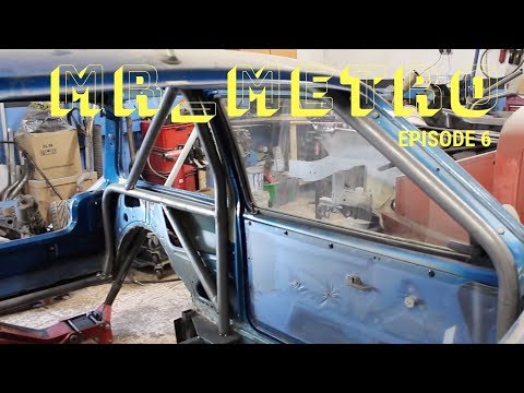 Roll Cage Front Leg Fabrication - mid engine Rover Metro project Episode 6