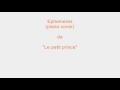Ephemeres - Le petit prince (R. Cocciante) 