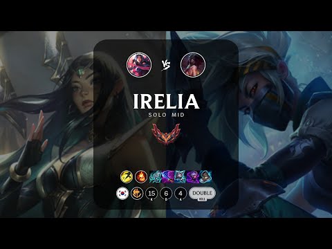 Irelia Mid vs Akali - KR Grandmaster Patch 12.23