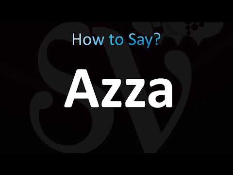 How to Pronounce Azza (CORRECTLY!)