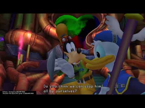 Kingdom Hearts Final Mix (PS4) Cutscene #145 Kairi, Donald and Goofy Escape the Heartless