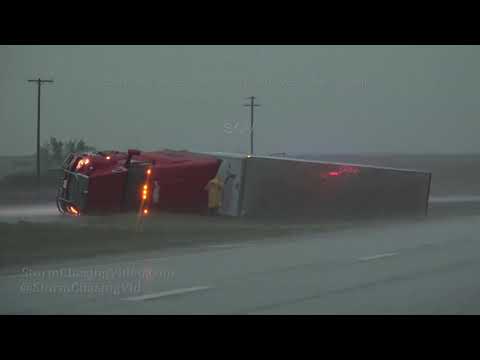 Interstate 70 Closed Due To Multiple Semi Trucks Blown Over - 8/13/2019
