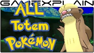 Pokémon Sun - All Totem Pokémon Battles (SPOILERS)