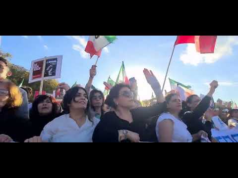 III Impressionen der Iran-Demo in Berion am 22. Okt. 2022 - Fauen Leben Freiheit!