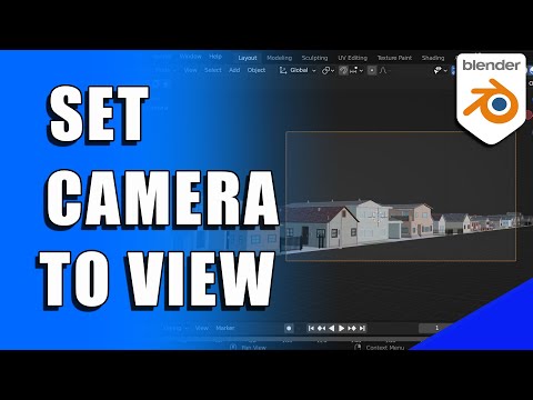 How to Set Camera to Current View in Blender 3D (Micro Tip)