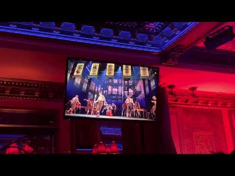 Daniel Switzer and the Cast Sing King of New York at the Newsies 10th Anniversary 54 Below Concert