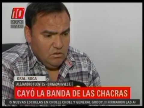 Roca: Cayó la banda de las chacras y hay tres detenidos