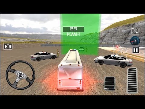 Indian Police Bus Simulator Bus Transporter New White Bus Unlocked Android GamePlay FHD