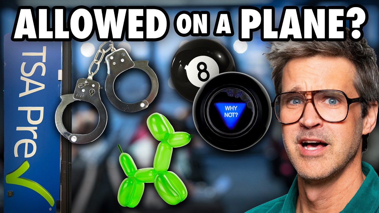 Surprising Things You Can't Bring On A Plane