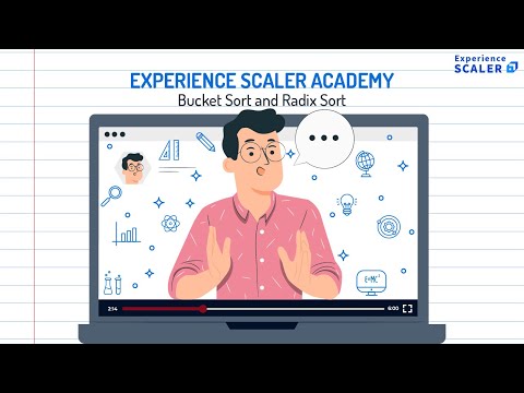 Bucket Sort and Radix Sort | Experience Scaler Classroom | Data Structures and Algorithms