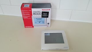 How to Program and Navigate a Honeywell VisionPro8000 Thermostat