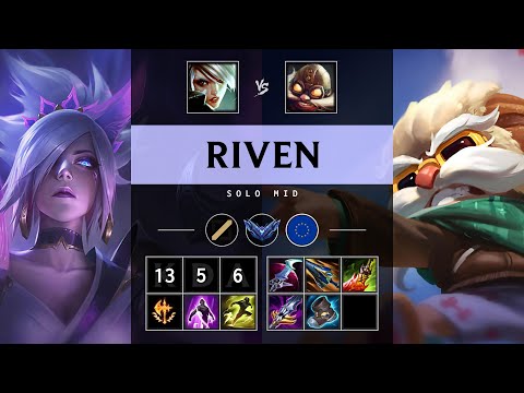 Riven Mid vs Corki: Dominating - EUW Diamond Patch 25.S1.1