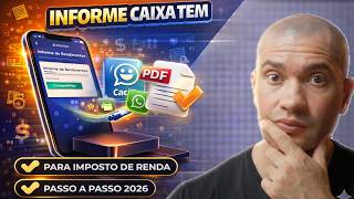 COMO TIRAR INFORME DE RENDIMENTOS CAIXA TEM (Passo a Passo 2026)