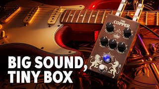 Video thumbnail for Victory Amplification V1 The Copper Pedal Demo by Sweetwater