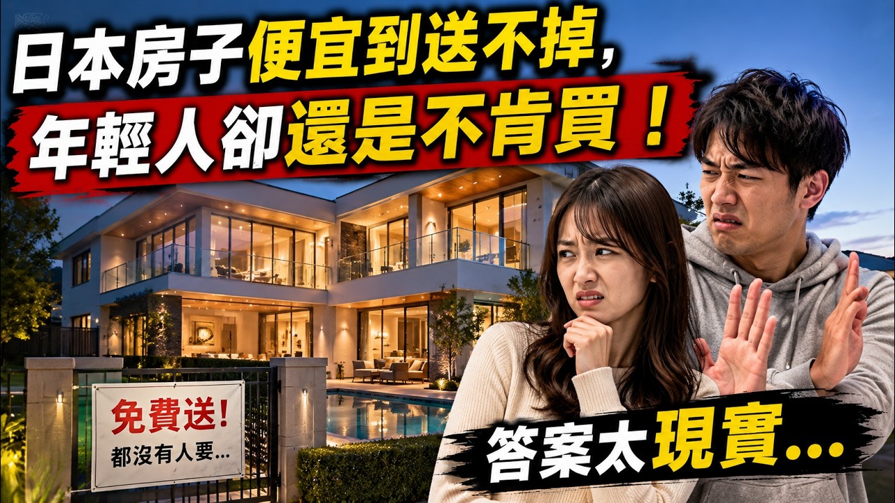 日本房价崩了三分之一，年轻人为什么还是不买房？