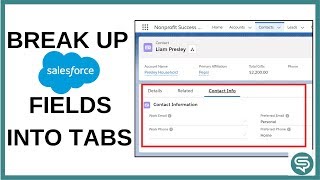 Break up Salesforce Record Detail into Tabs | Salesforce Lightning Page Layouts