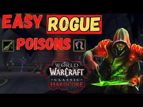 FASTEST WAY to get Rogue Poisons in World of Warcraft Classic