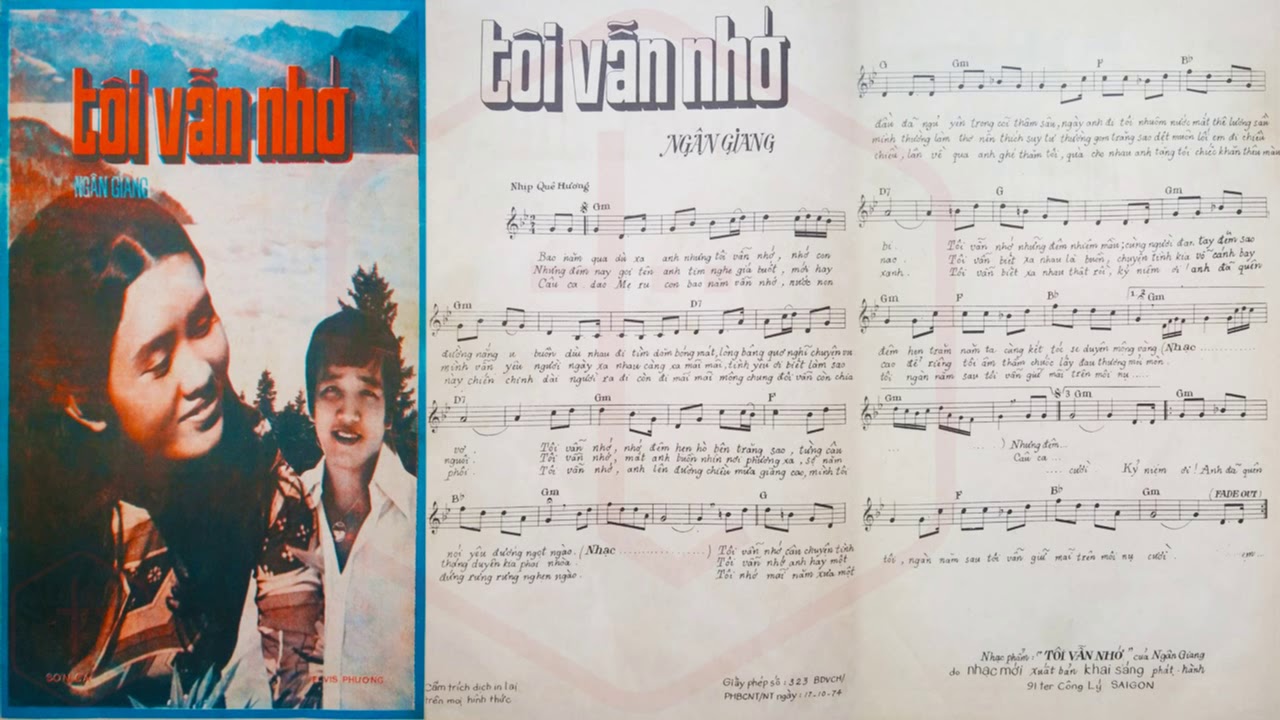 Tờ Nhạc Xưa Trước 1975