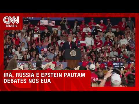 Irã, Rússia e caso Epstein dominam debates políticos nas midterms dos EUA | LIVE CNN