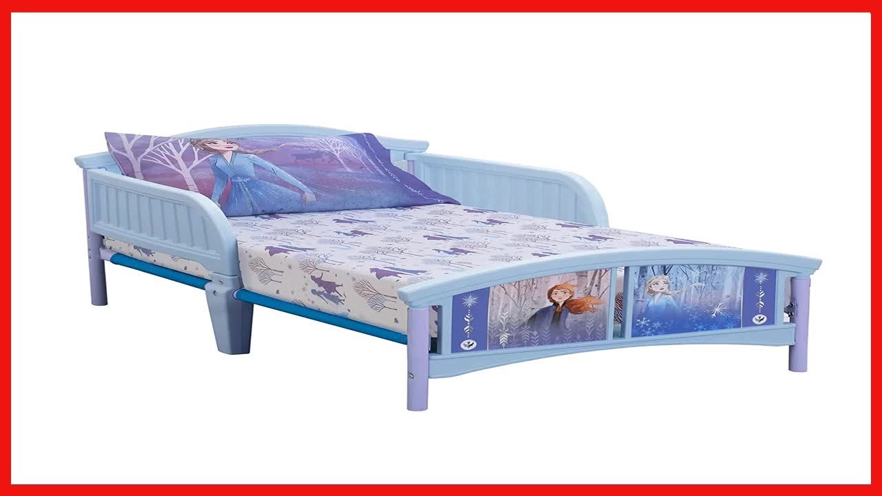 Disney Frozen II Traveling North Lavender, Light Blue & Plum 2Piece Toddler Sheet Set - Fitted