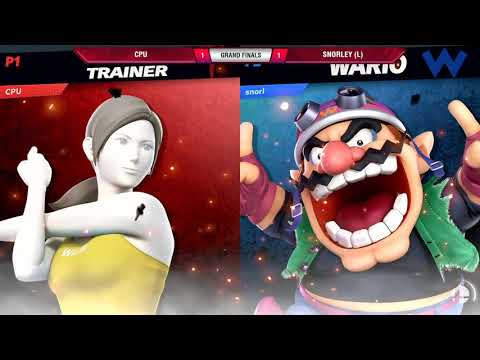 VS Weekly 1/23/20 - Grand Finals - CPU (Wii Fit Trainer) vs Snorley (Wario) - SSBU