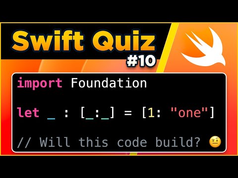 Swift Quiz #10 – Type Placeholders thumbnail
