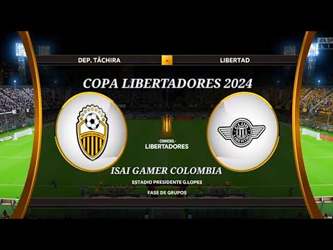 Deportivo Tachira vs. Libertad Copa Libertadores 2024. Fase de Grupos.