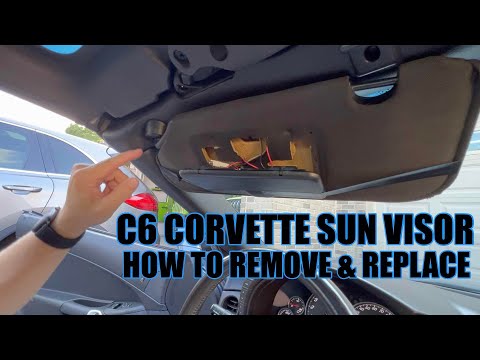 Corvette Sun Visor Removal and Install for C6 Corvettes