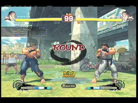 Ryu (kao1976  vs. Ryu (AirGen2009825)  SSF4AE  HD