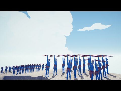 Clubber + Spear Thrower vs Every Unit - Totally Accurate Battle Simulator TABS