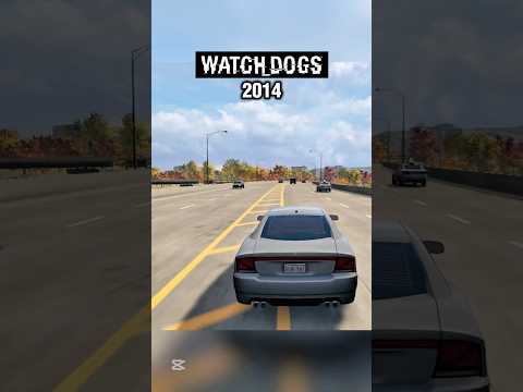 Watch Dogs 1 vs Watch Dogs 2 physics comparison #shorts #gaming #trending #watchdogsbadblood