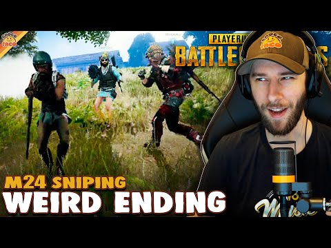 M24 Sniping and a Weird Ending ft. Halifax, Reid, & Quest - chocoTaco PUBG Squads Gameplay